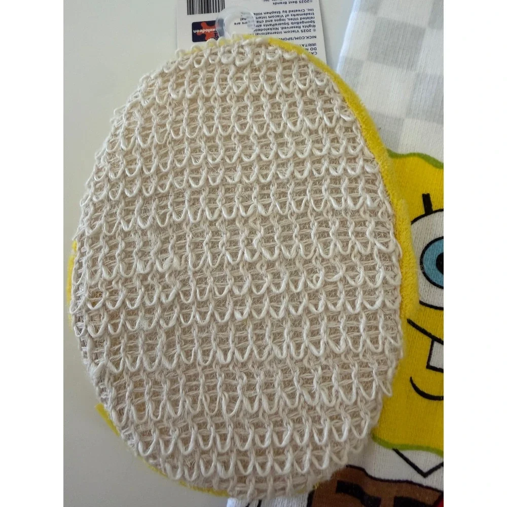 SpongeBob SquarePants Kitchen Towel Oven Mitt Spoons Sink Strainer Set